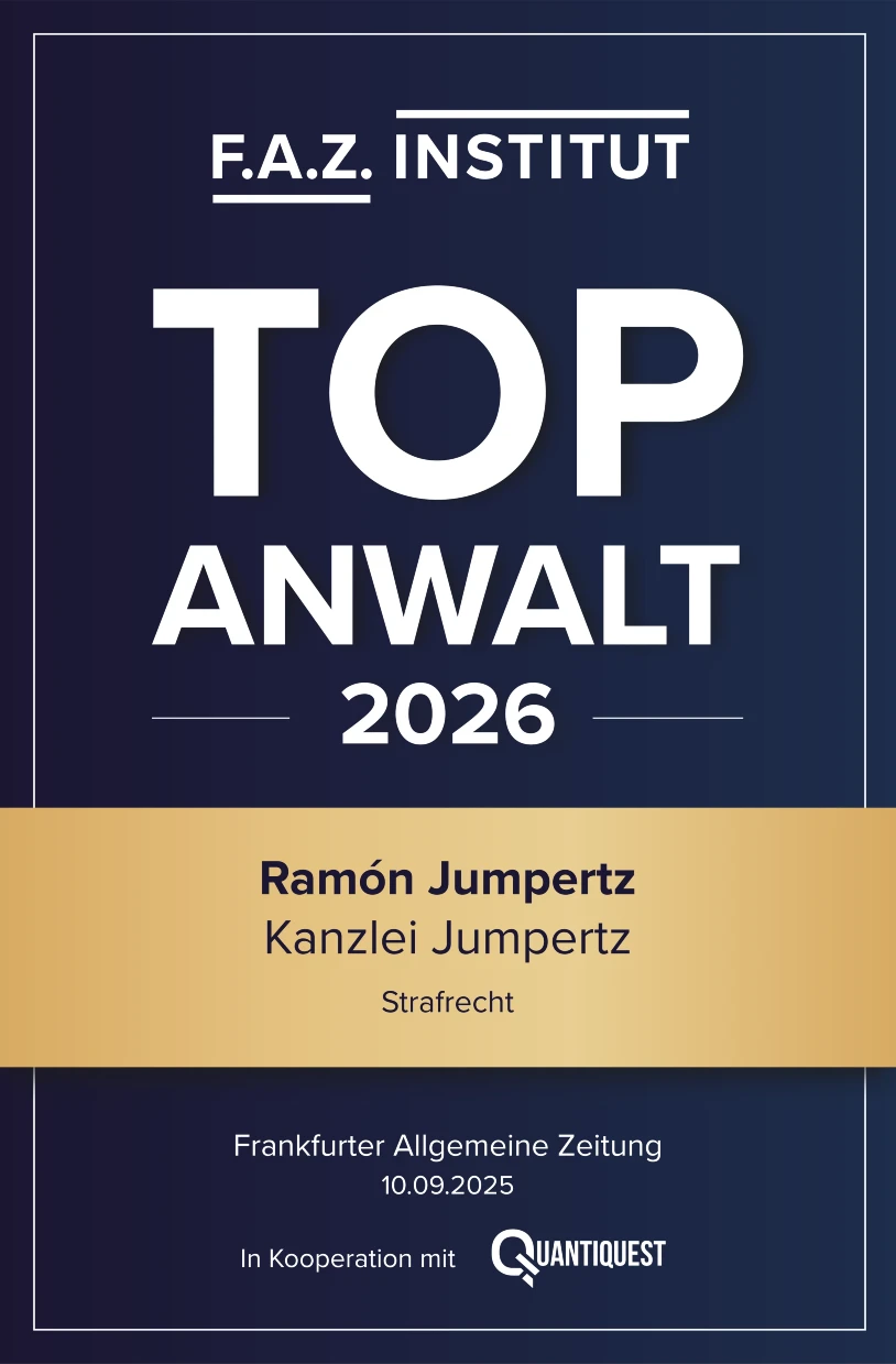 Siegel vom F.A.Z. Institut - Top Anwalt 2026